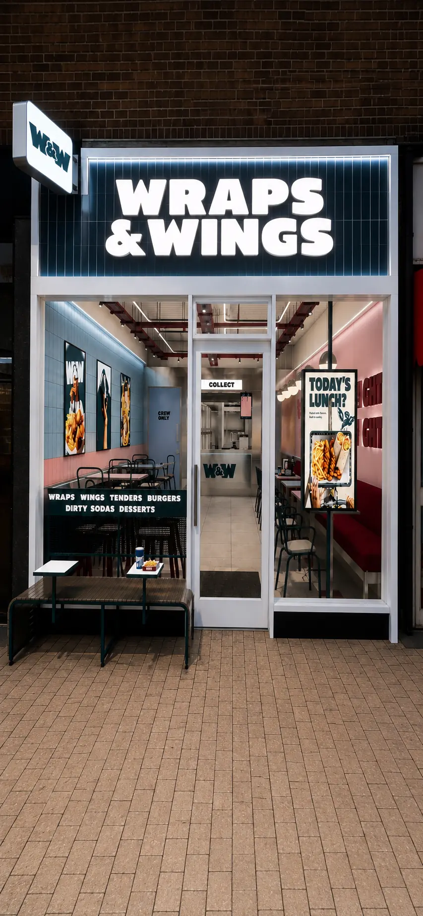Wraps & Wings storefront