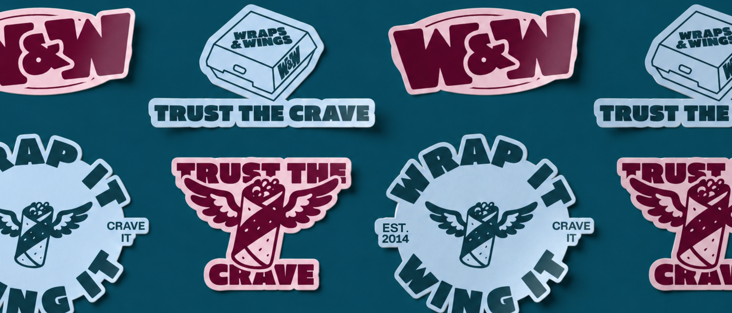 Wraps & Wings stickers