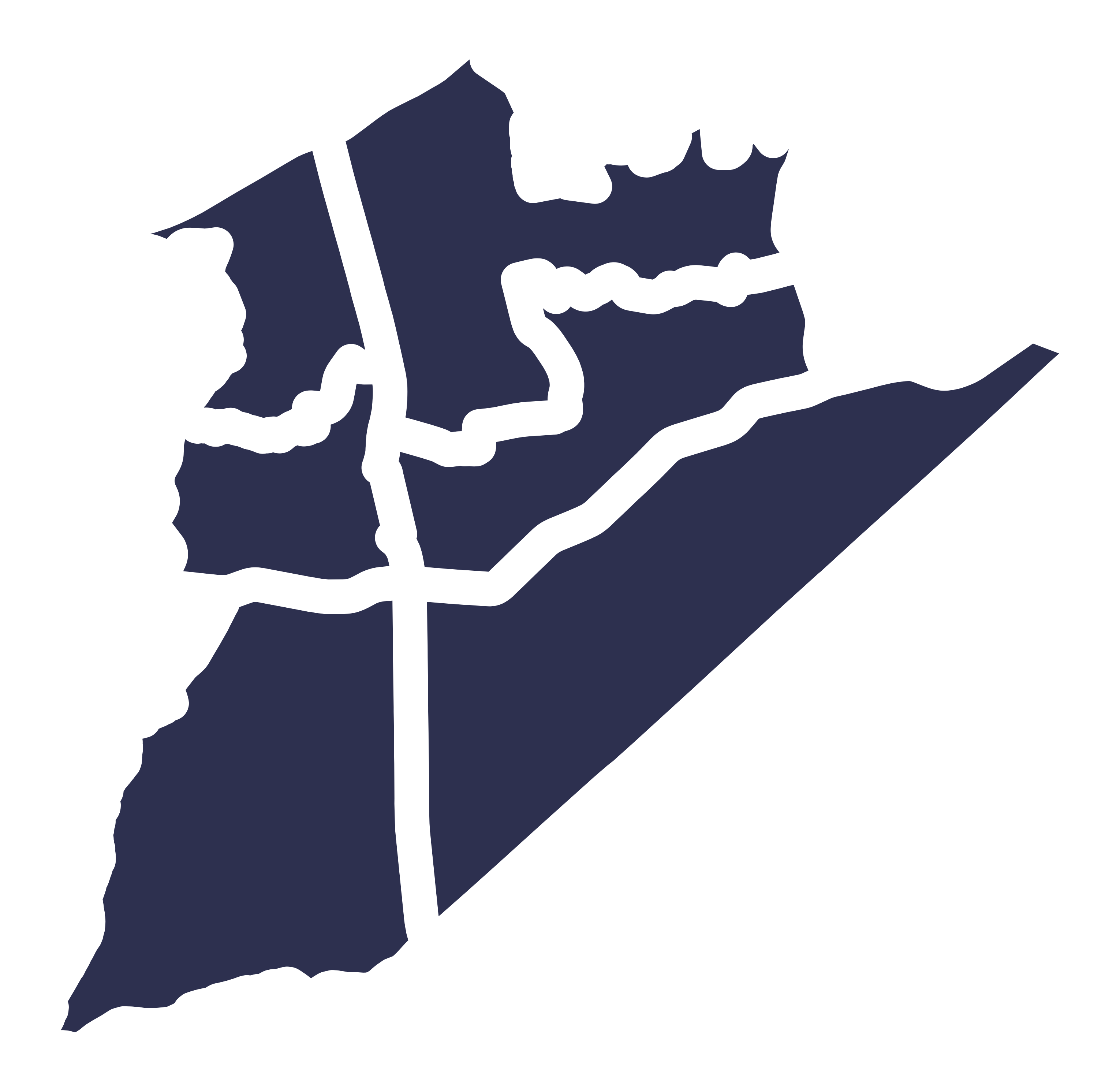 Map of the six South ProviDems precincts