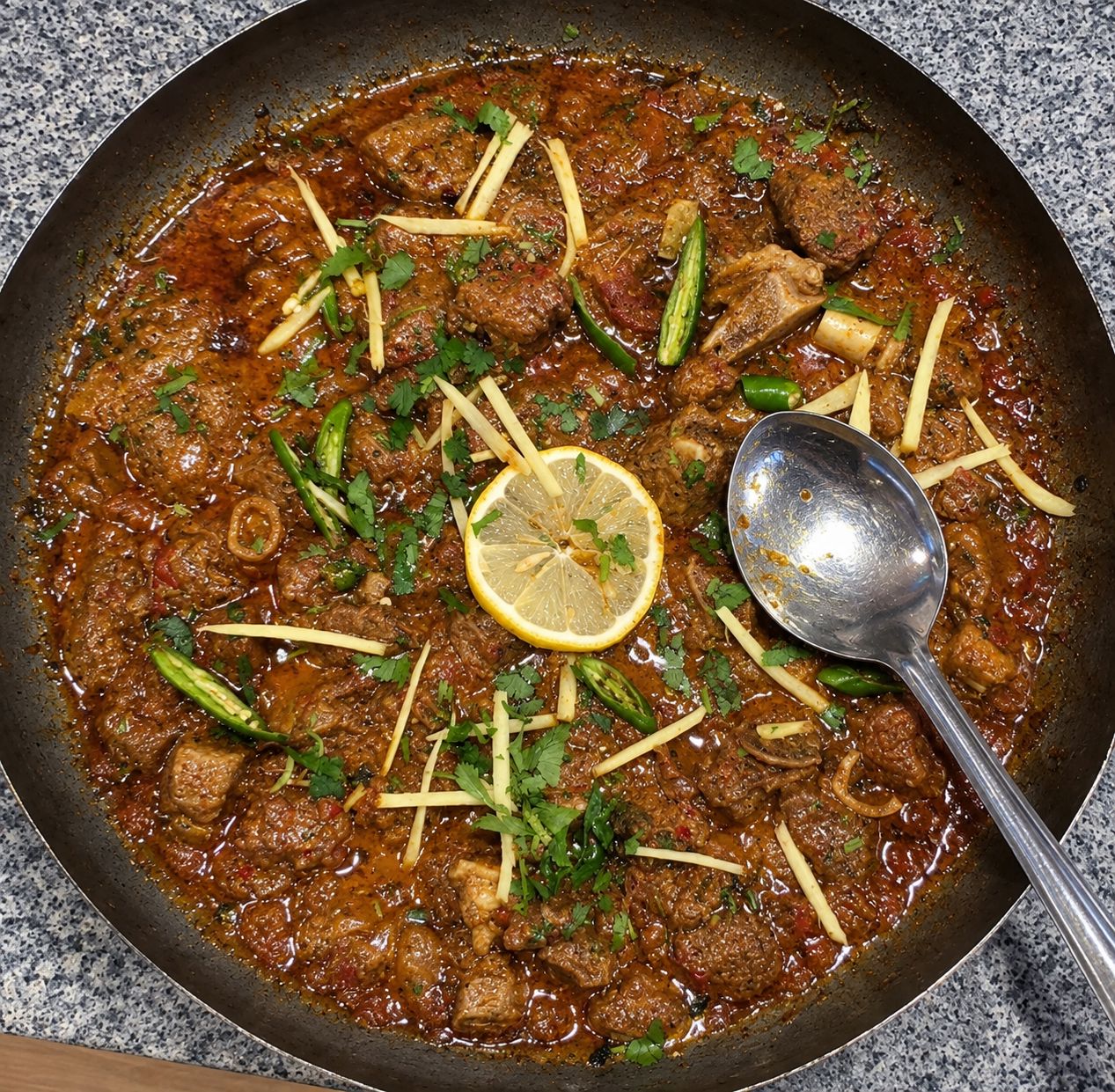 Fresh Karahi at Lahore Qila