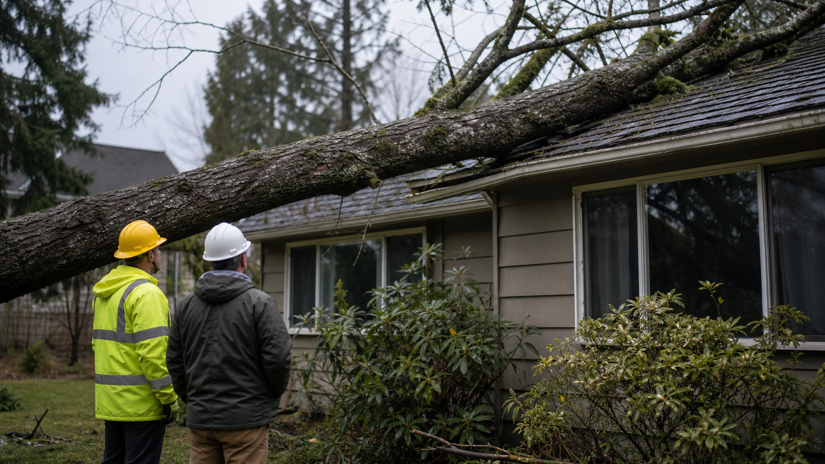 What Should I Do When a Tree Falls on My House in Eugene?