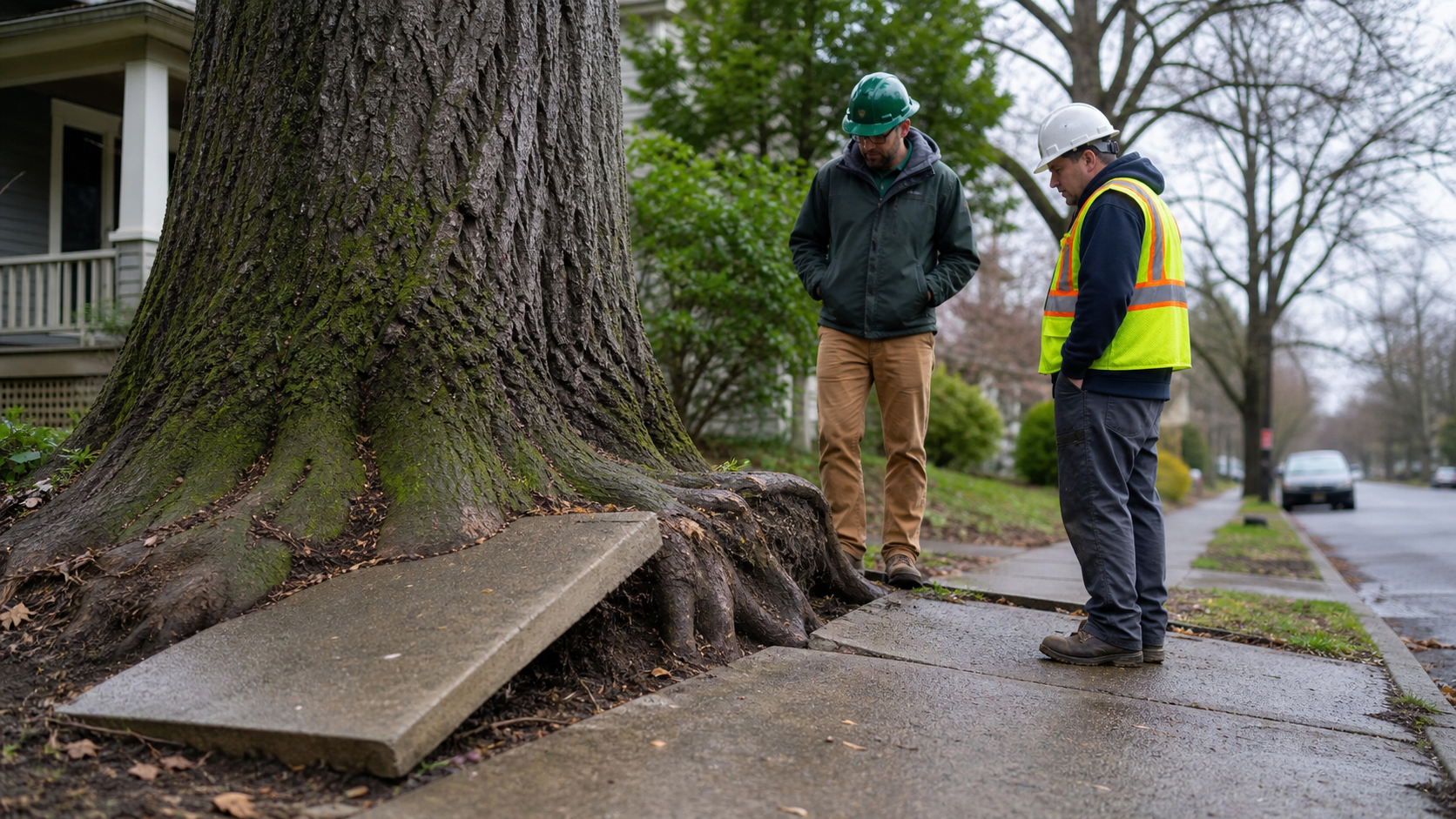 What Should I Do When Tree Roots Lift a Sidewalk or Driveway in Eugene?