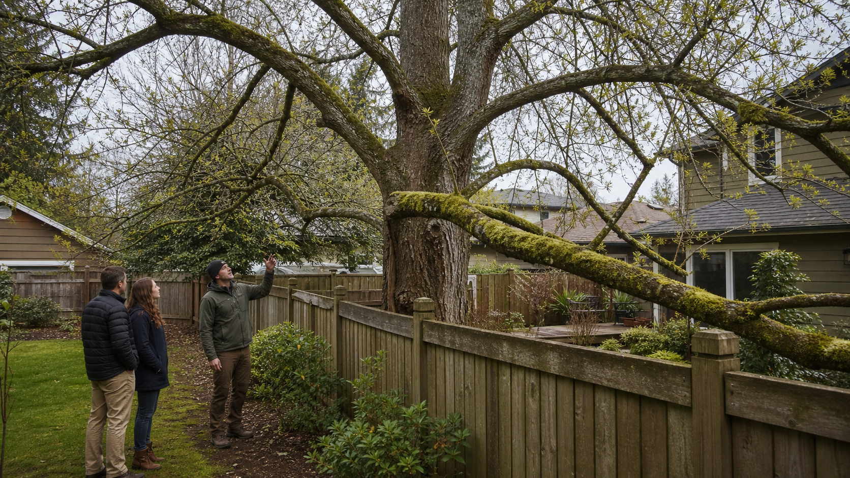 Can I Cut Branches From a Neighbor's Tree That Hang Over My Yard in Eugene?