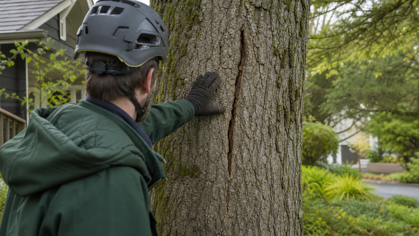 What Does a Crack in a Tree Trunk Mean?