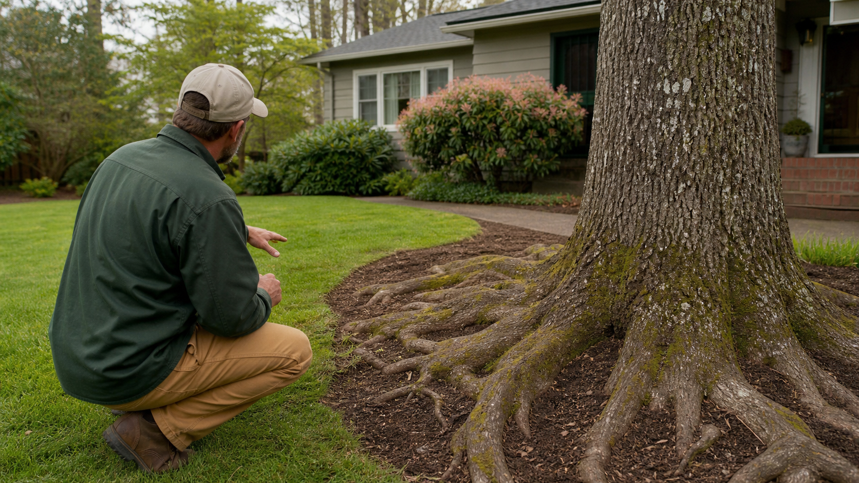 What Causes Tree Roots to Surface in a Yard in Eugene?