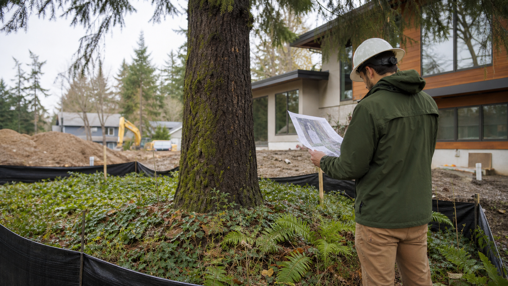 What Tree Rules Apply During Construction or Development in Eugene?