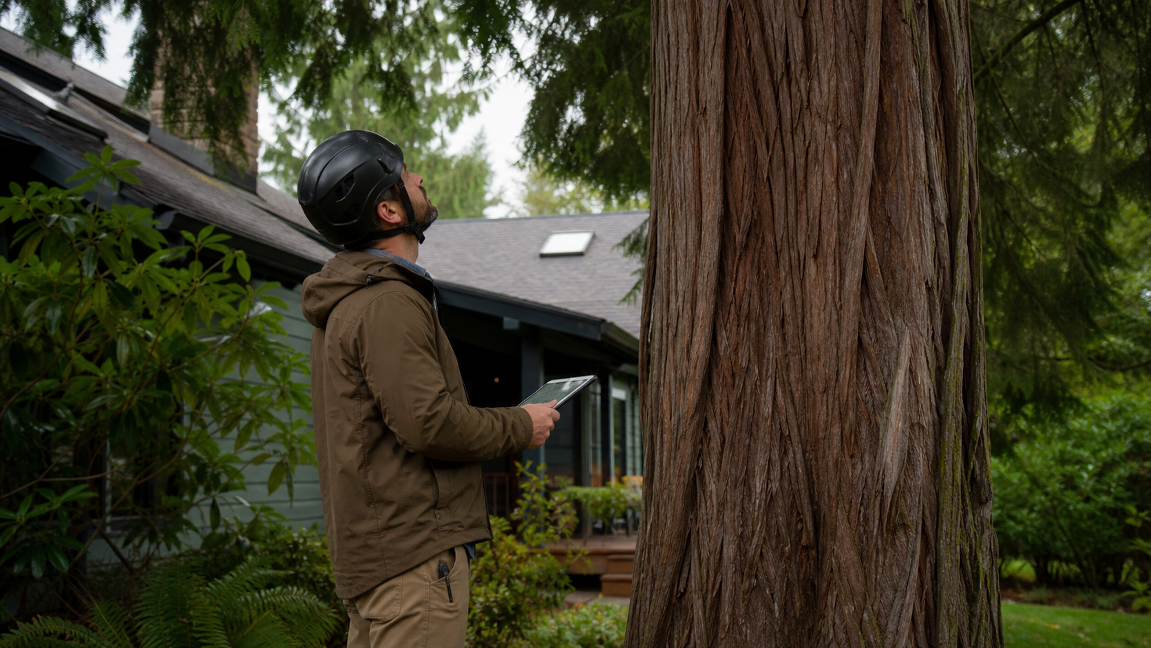 Should a Large Cedar Near a House Be Pruned or Removed in Eugene?