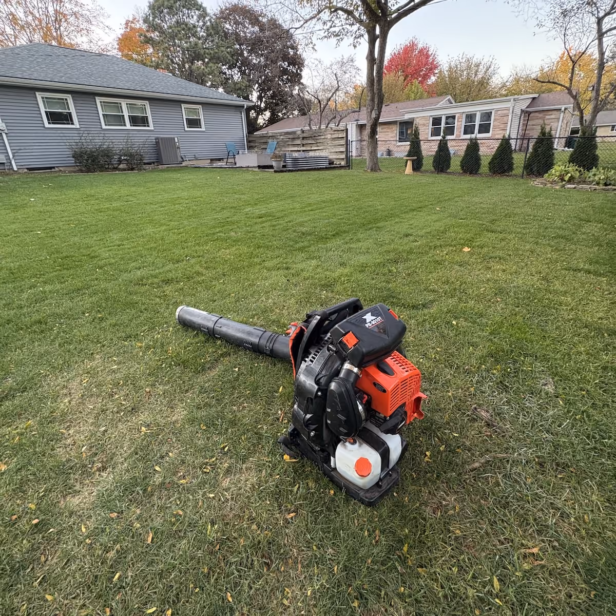 Lawn mowing and trimming near me in West Bend, Wisconsin