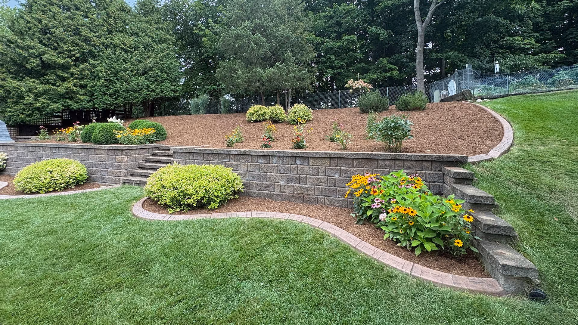 Professional landscaping by Donath Landscaping Solutions LLC in Washington County, Wisconsin
