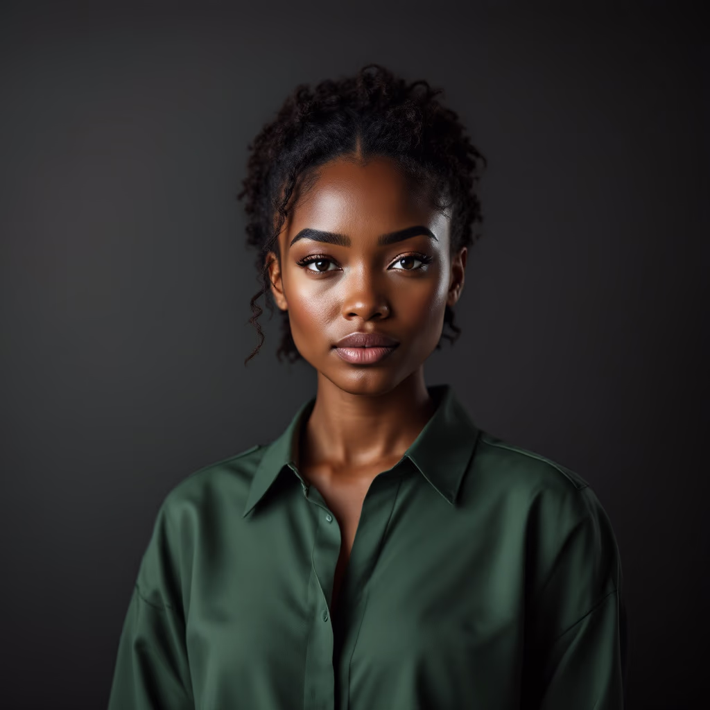 image of a customer service representative for a green tech/cleantech company [headshot]