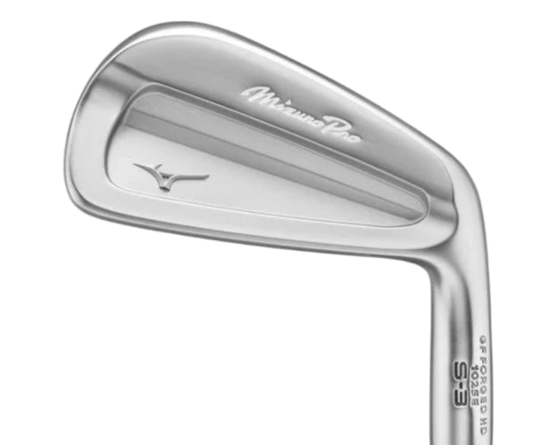 Mizuno Pro S-3 players iron with a shallow split cavity