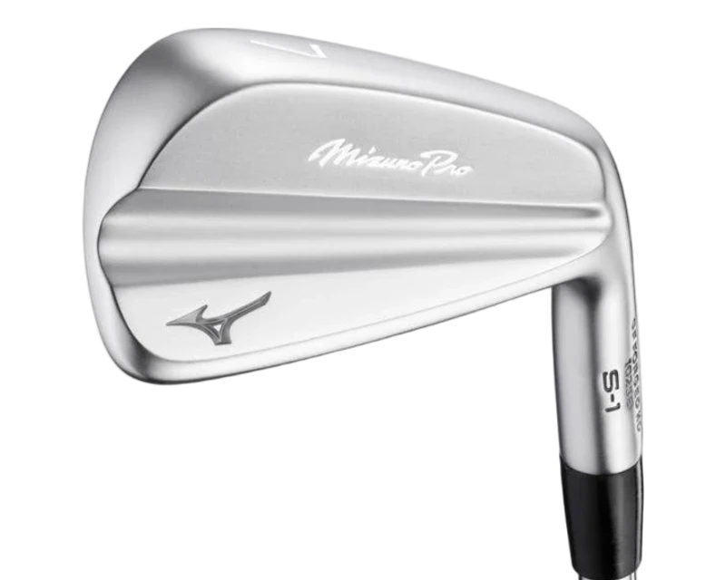 Mizuno Pro S-1 blade iron, a one-piece forged muscle back