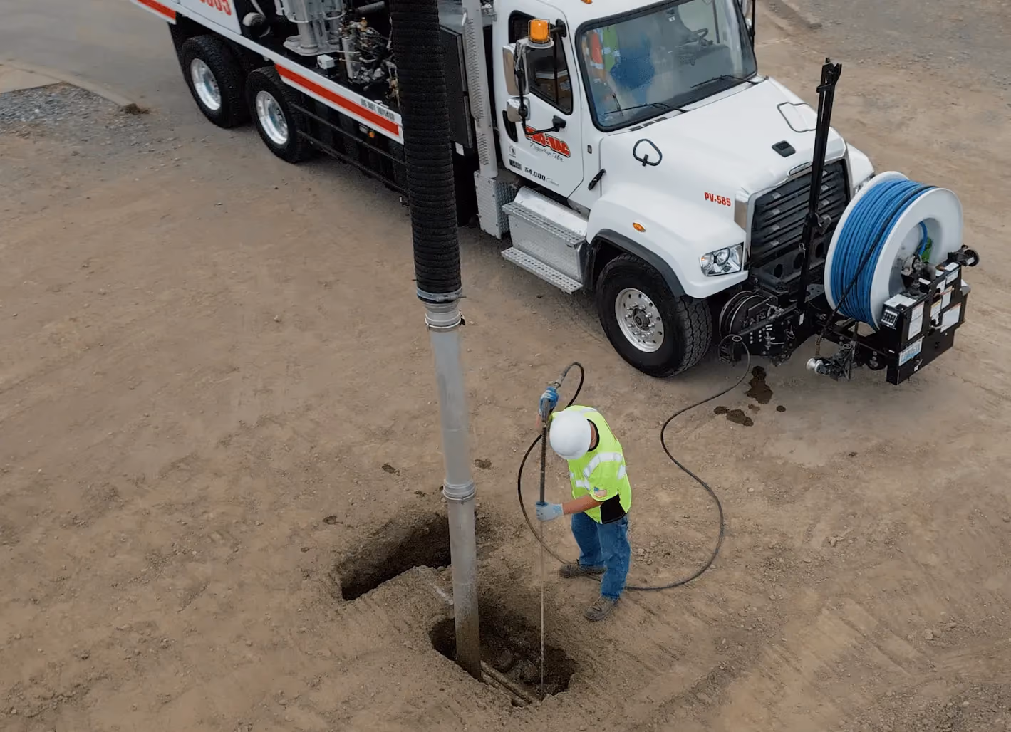 Pro-Vac team on site
