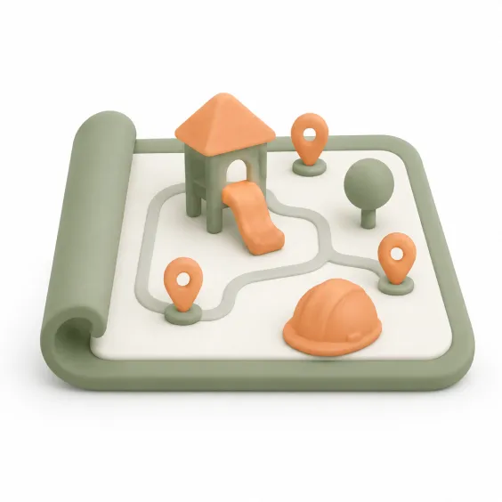 Playground planning resource featured in the resources menu
