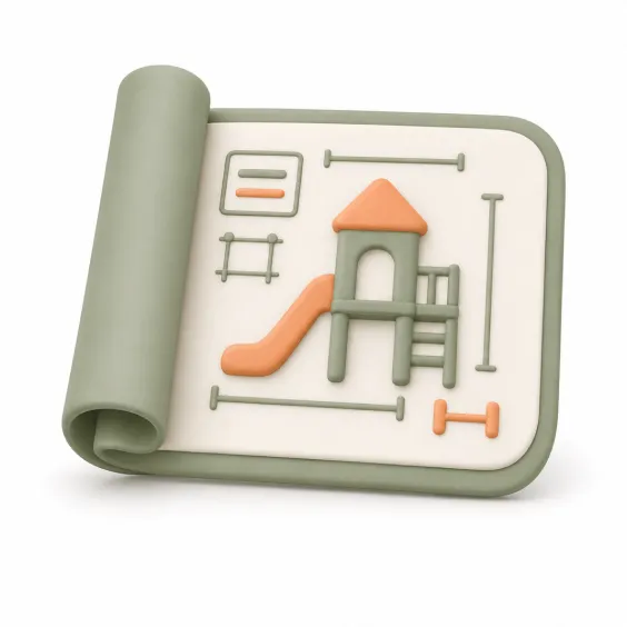 Playground planning resource featured in the resources menu