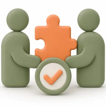 Partnership agreement icon