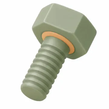 Hex bolt fastener icon