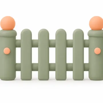 Playground fence panel icon