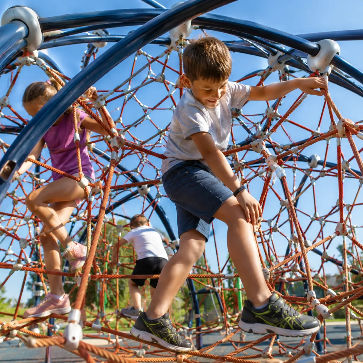 Quality control inspection of Proscapes playground equipment