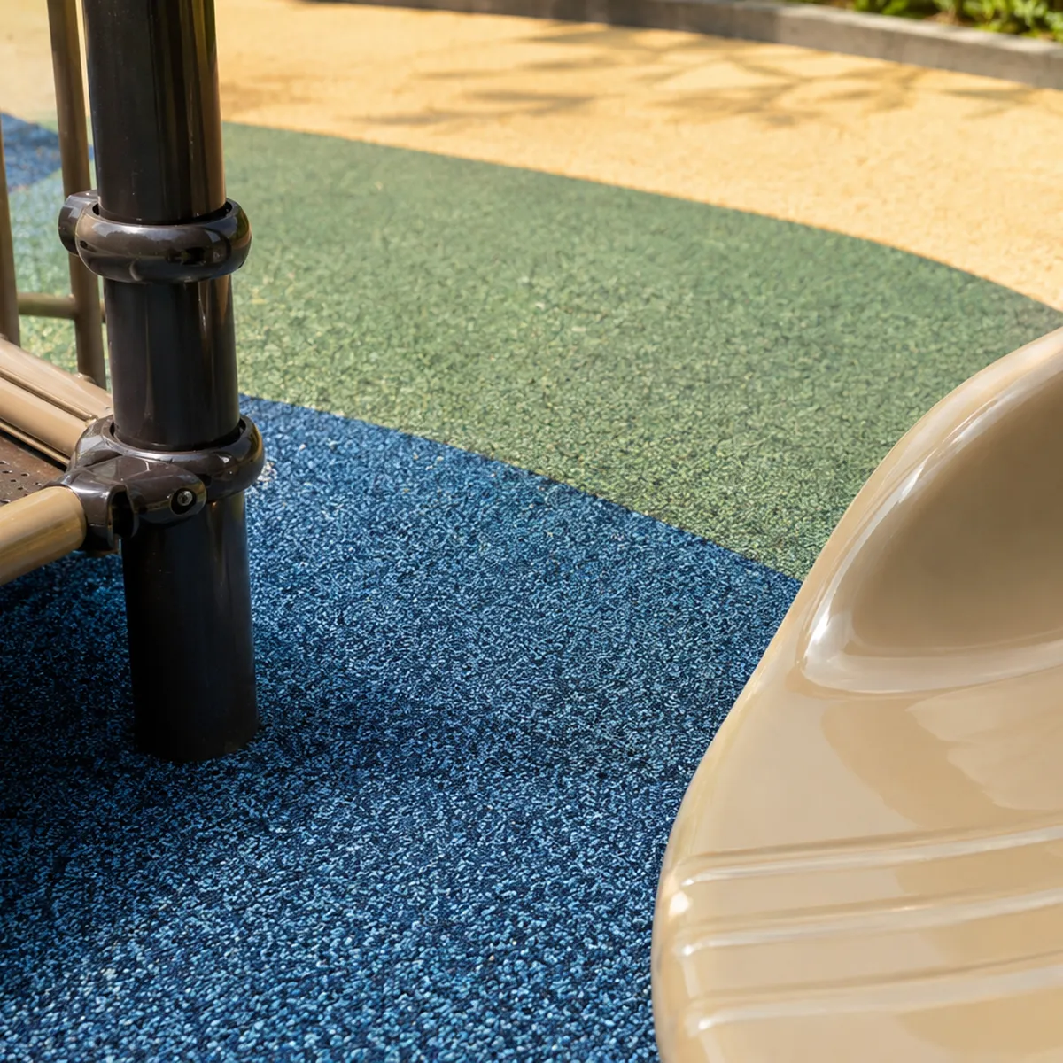 Quality control inspection of Proscapes playground equipment