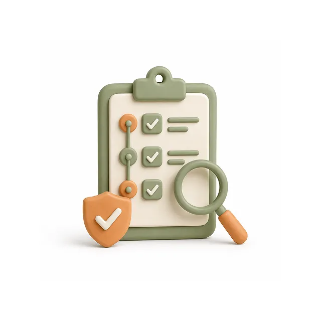 Quality inspection checklist icon