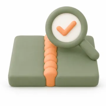 Weld seam inspection icon