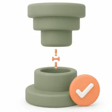 Component fit tolerance check icon