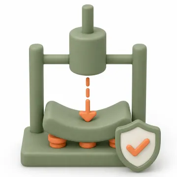 Pressure load testing icon