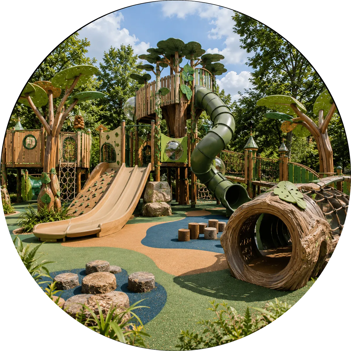 Proscapes playground planning and installation process