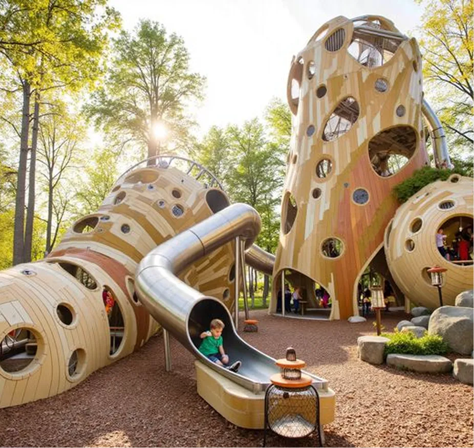 Proscapes team and commercial playground projects
