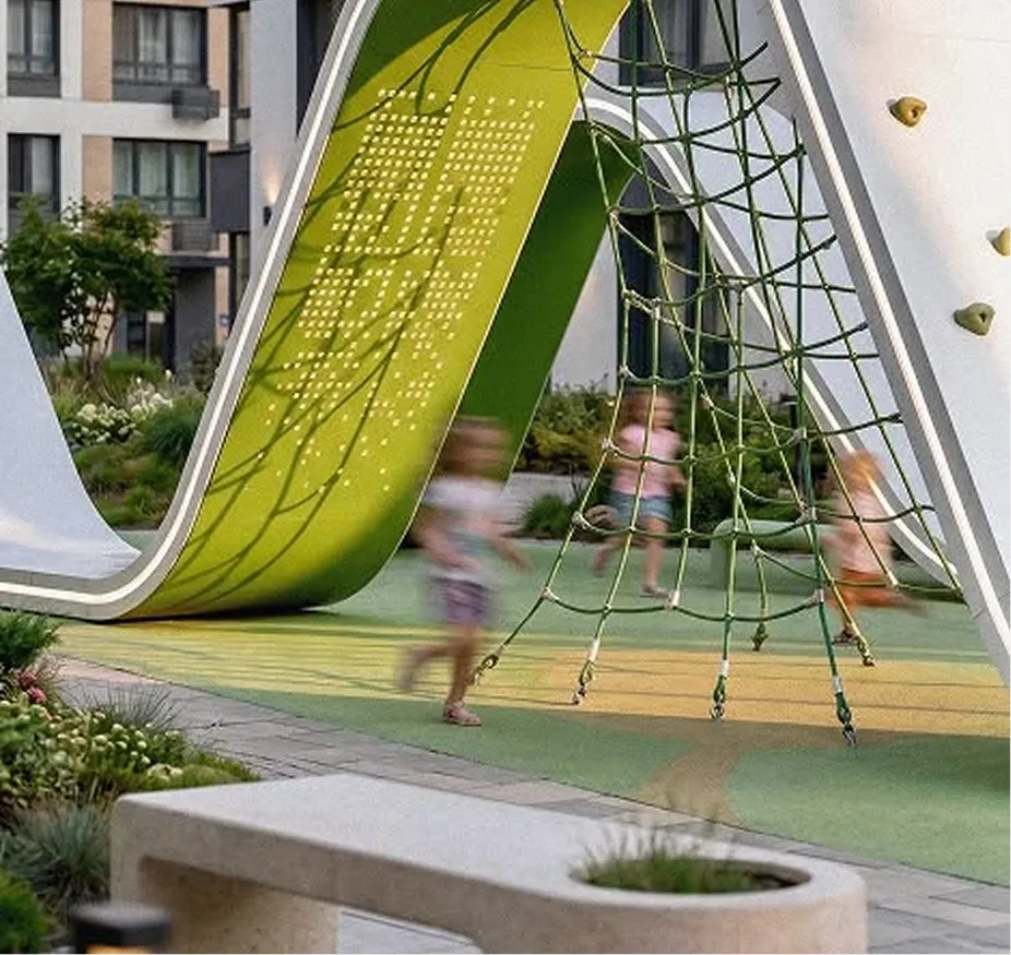 Proscapes team and commercial playground projects