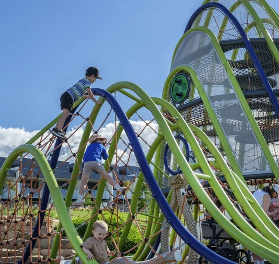 Proscapes team and commercial playground projects
