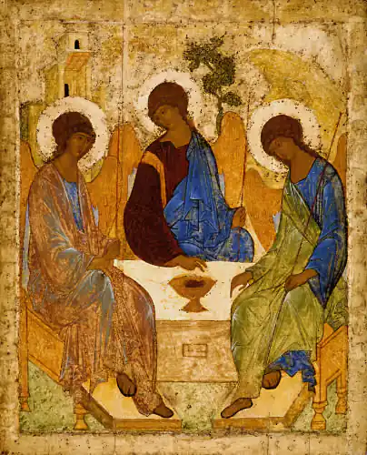 Andrei Rublev's icon of the Trinity