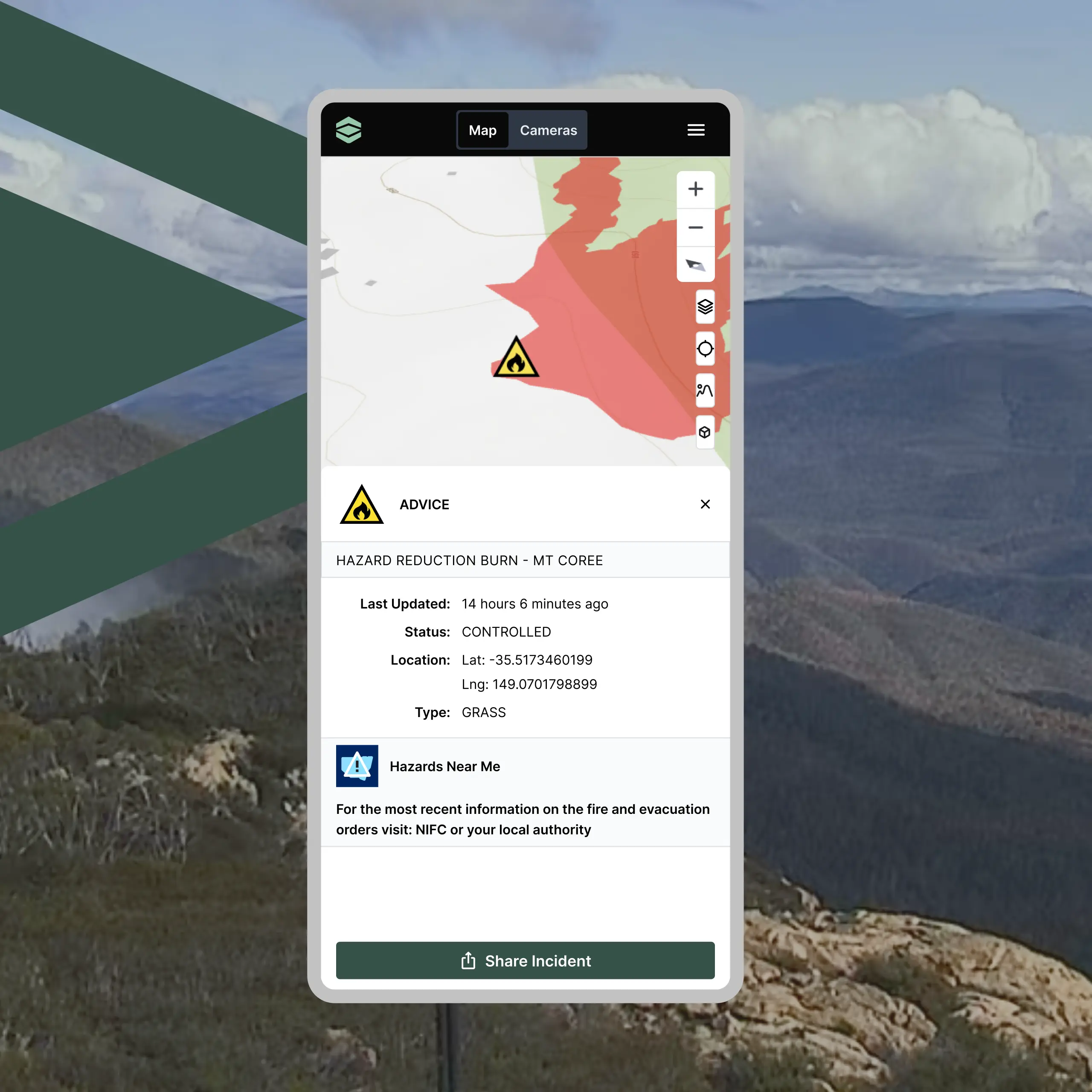 Watchtowers Centralwatch on a mobile device