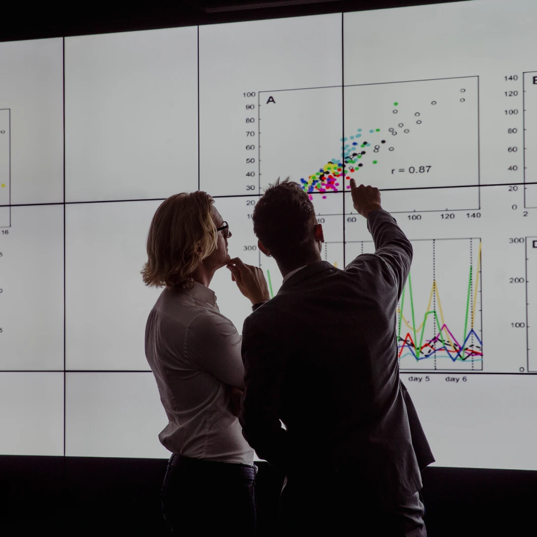 An Upgrowth team running discovery research