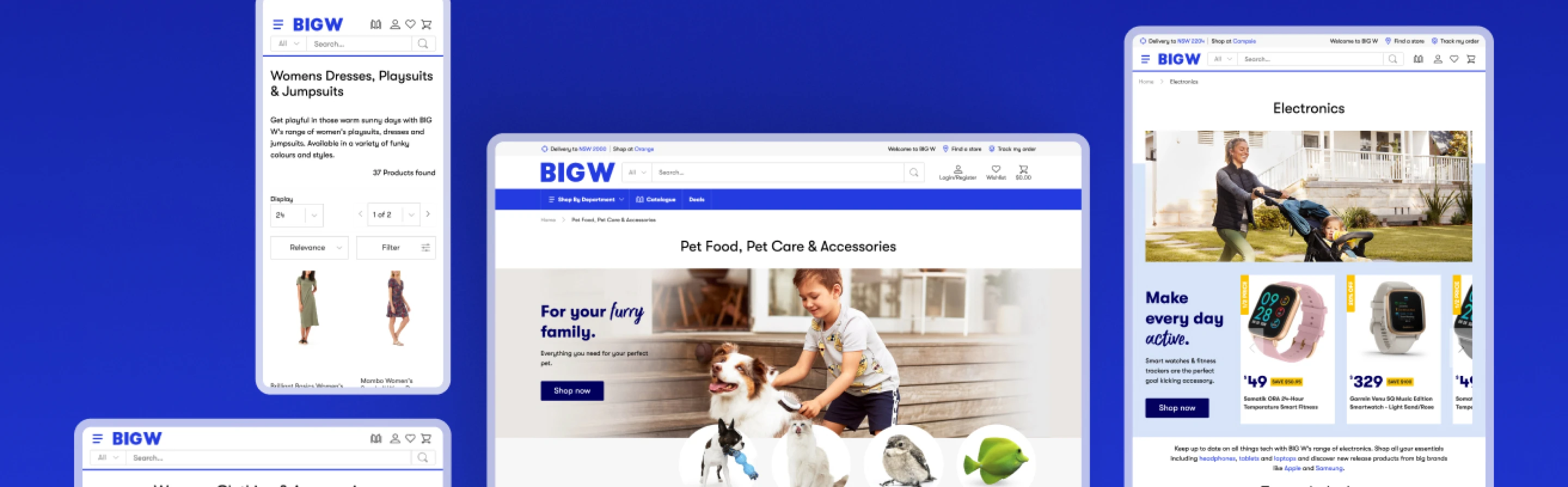 The BIG W digital storefront