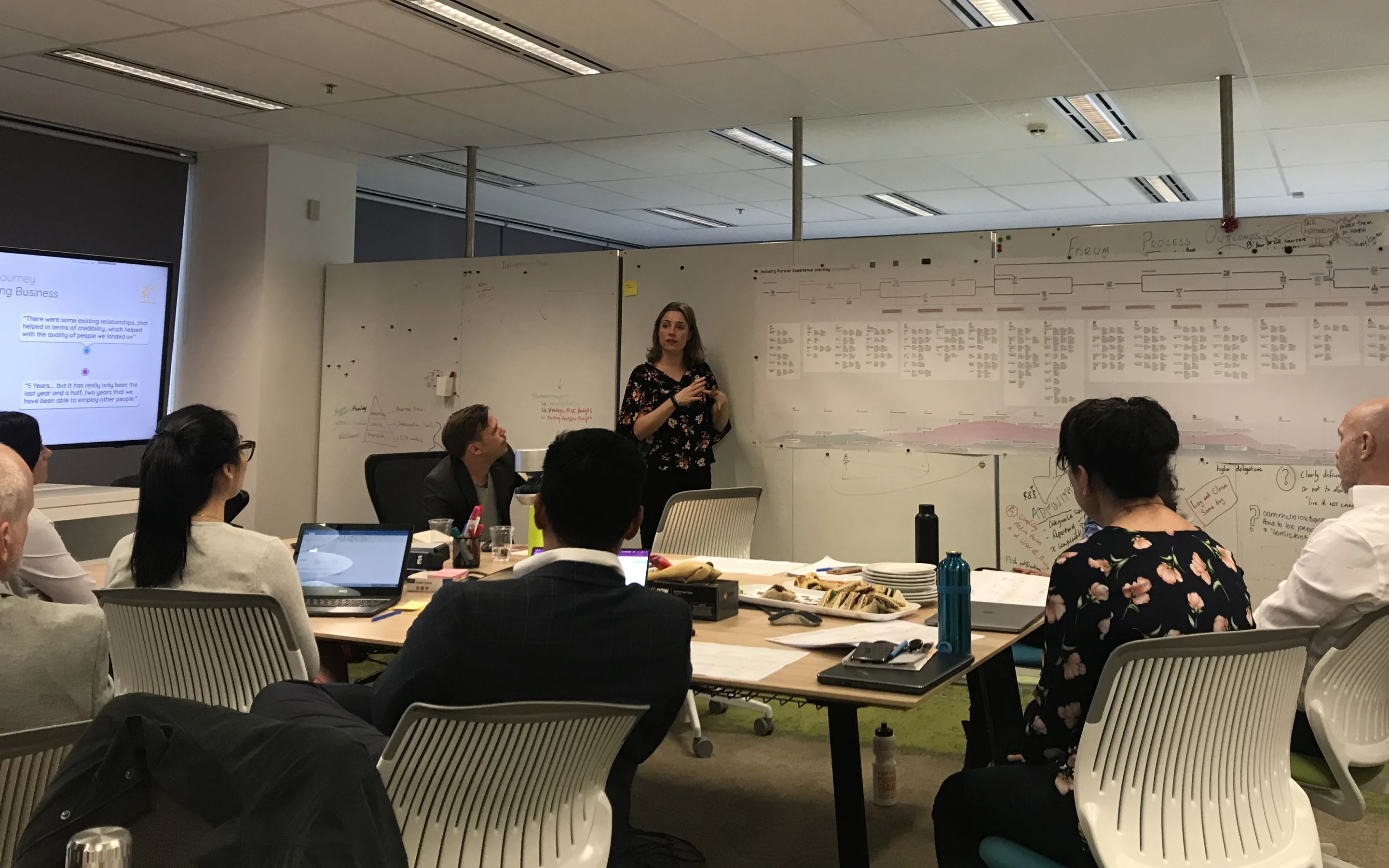 The Upgrowth team working together