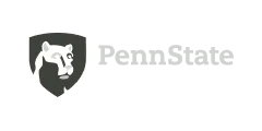 Penn State University shield logo with Nittany Lion head and text.