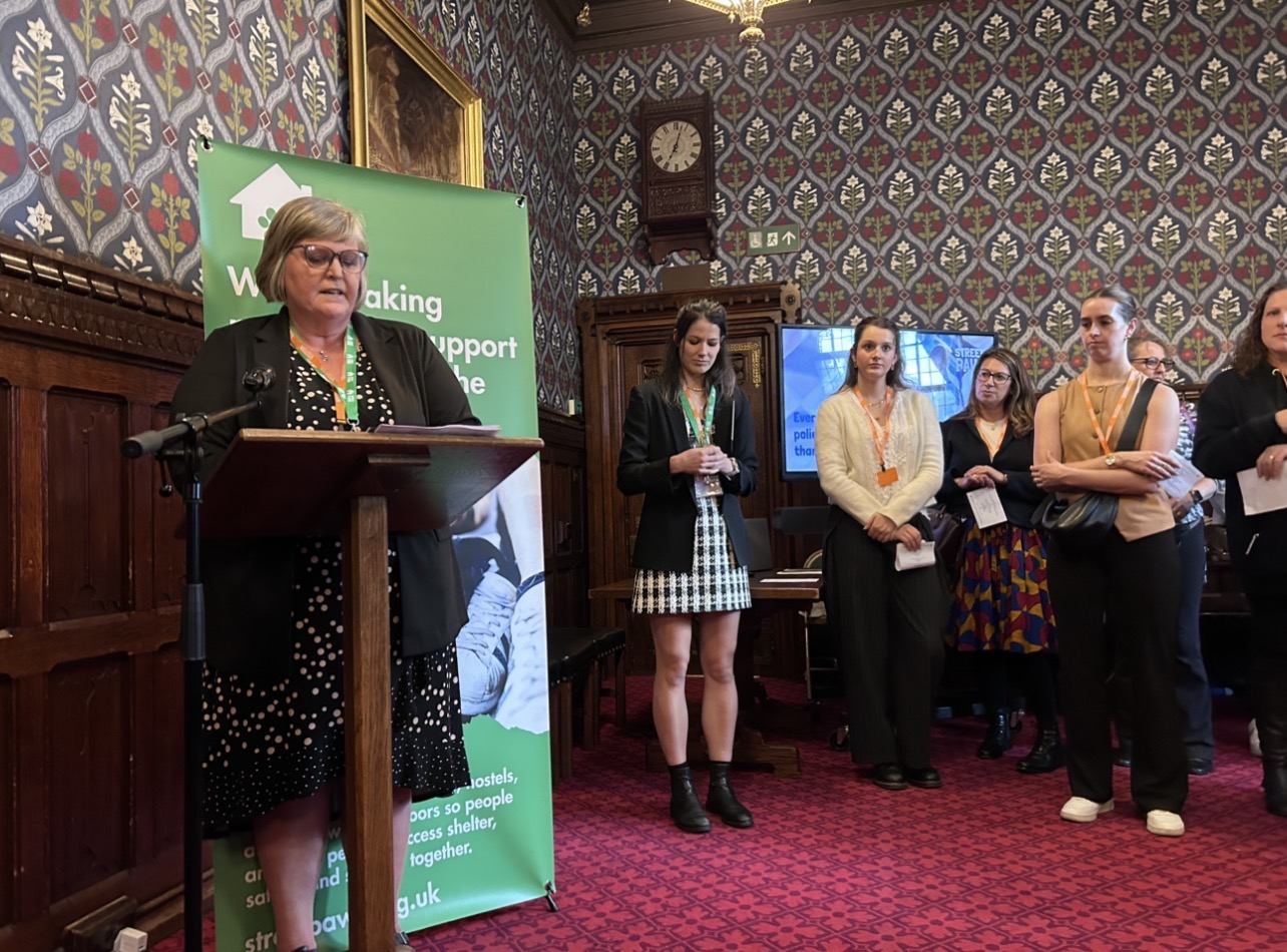 Michelle Southern OBE speaking at Parliament