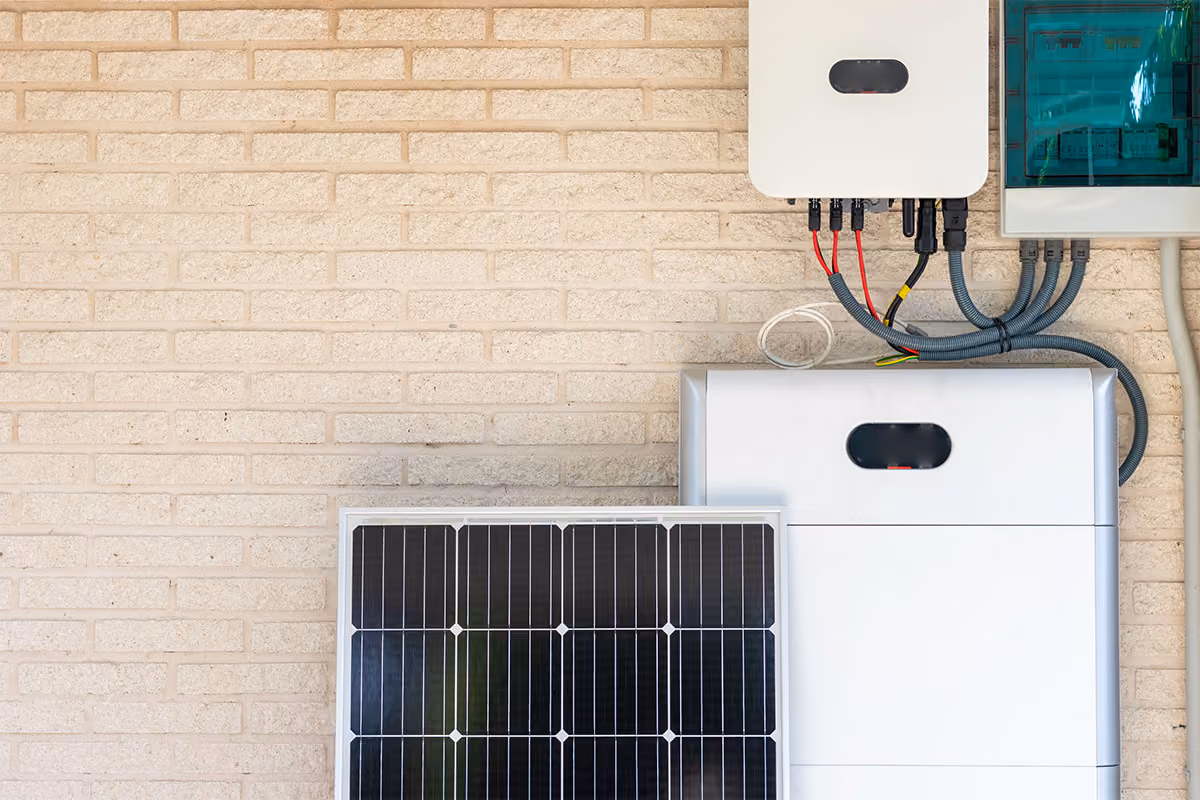 Solar panel and battery