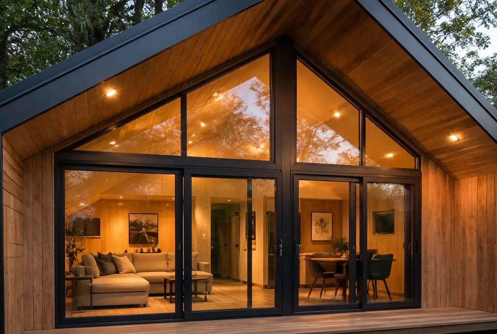 RALODGE, maison de jardin habitable à façade vitrée