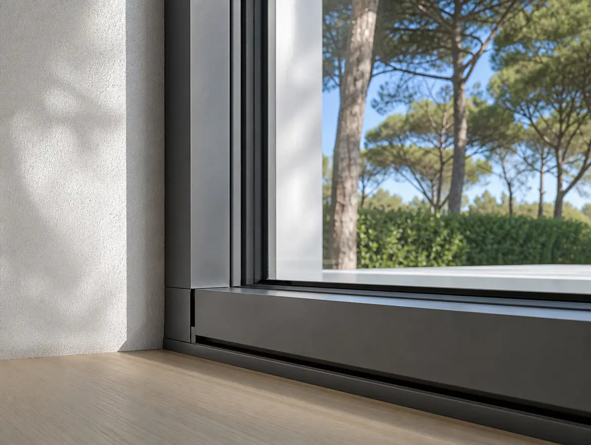 Détail du profilé aluminium