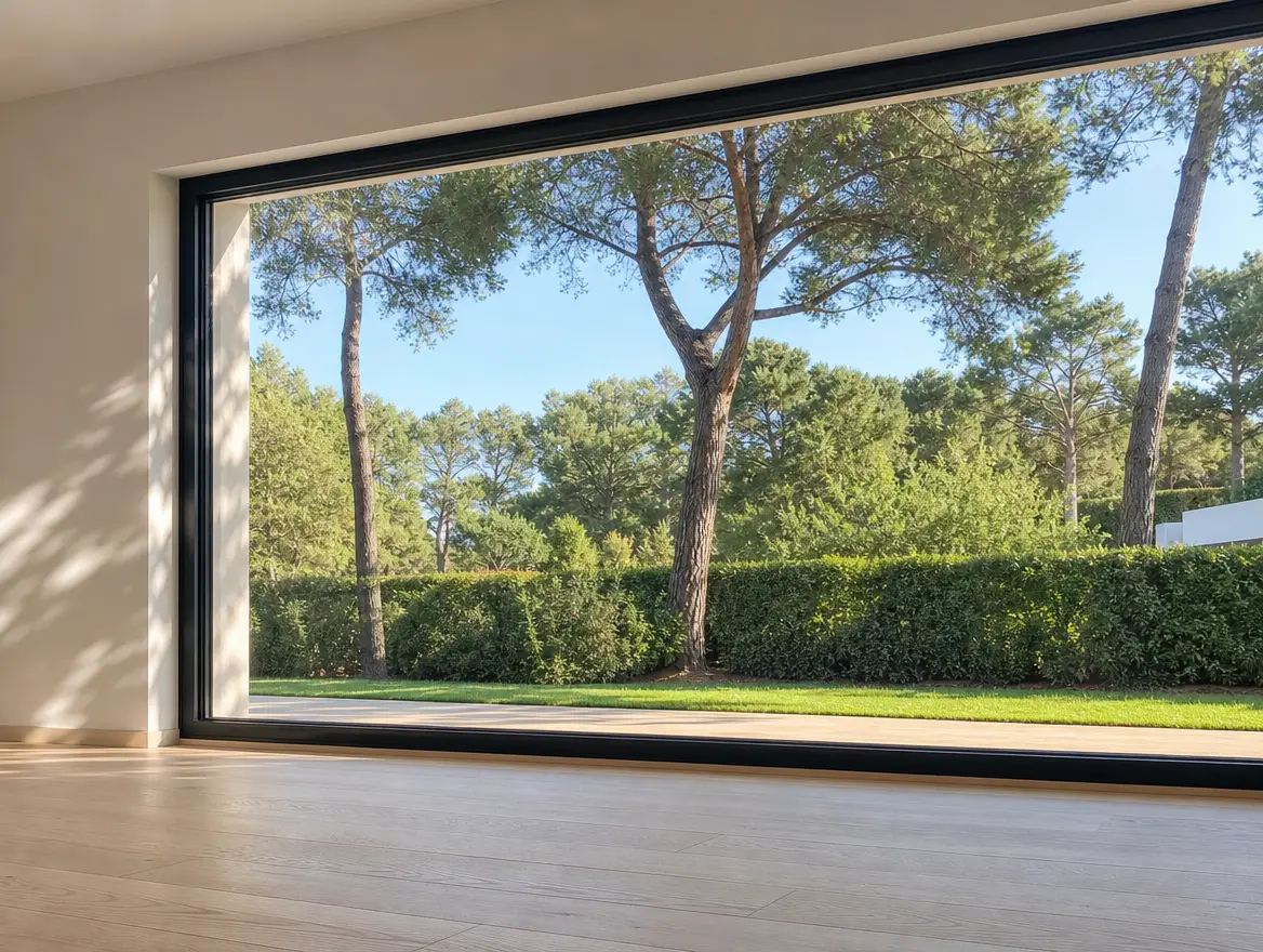 Fenêtres aluminium vue intérieure