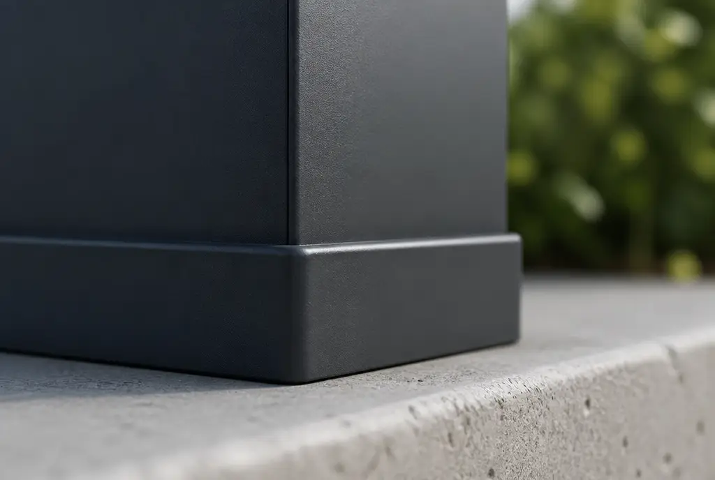 Cache-platines aluminium
