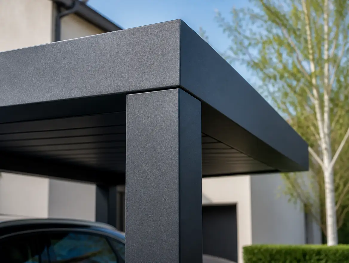 Carport autoporté design, vue 4
