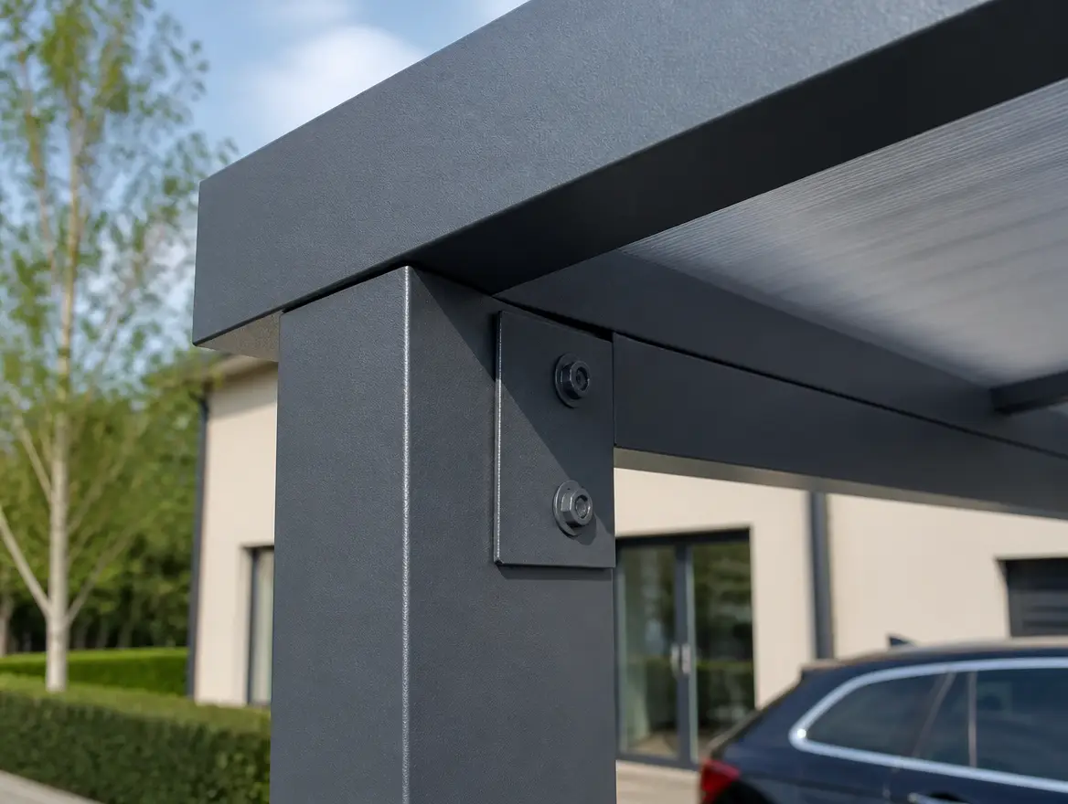 Carport simple, vue 4