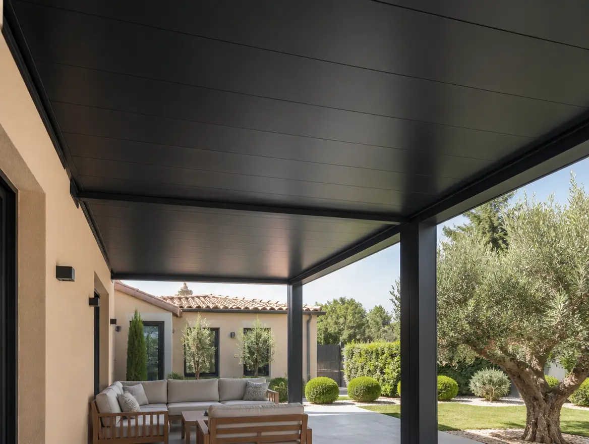 Pergolas à toit rigide, vue 2