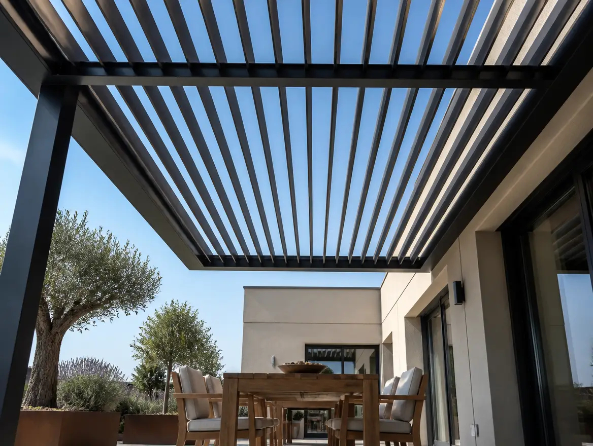 Pergolas bioclimatiques, vue 2