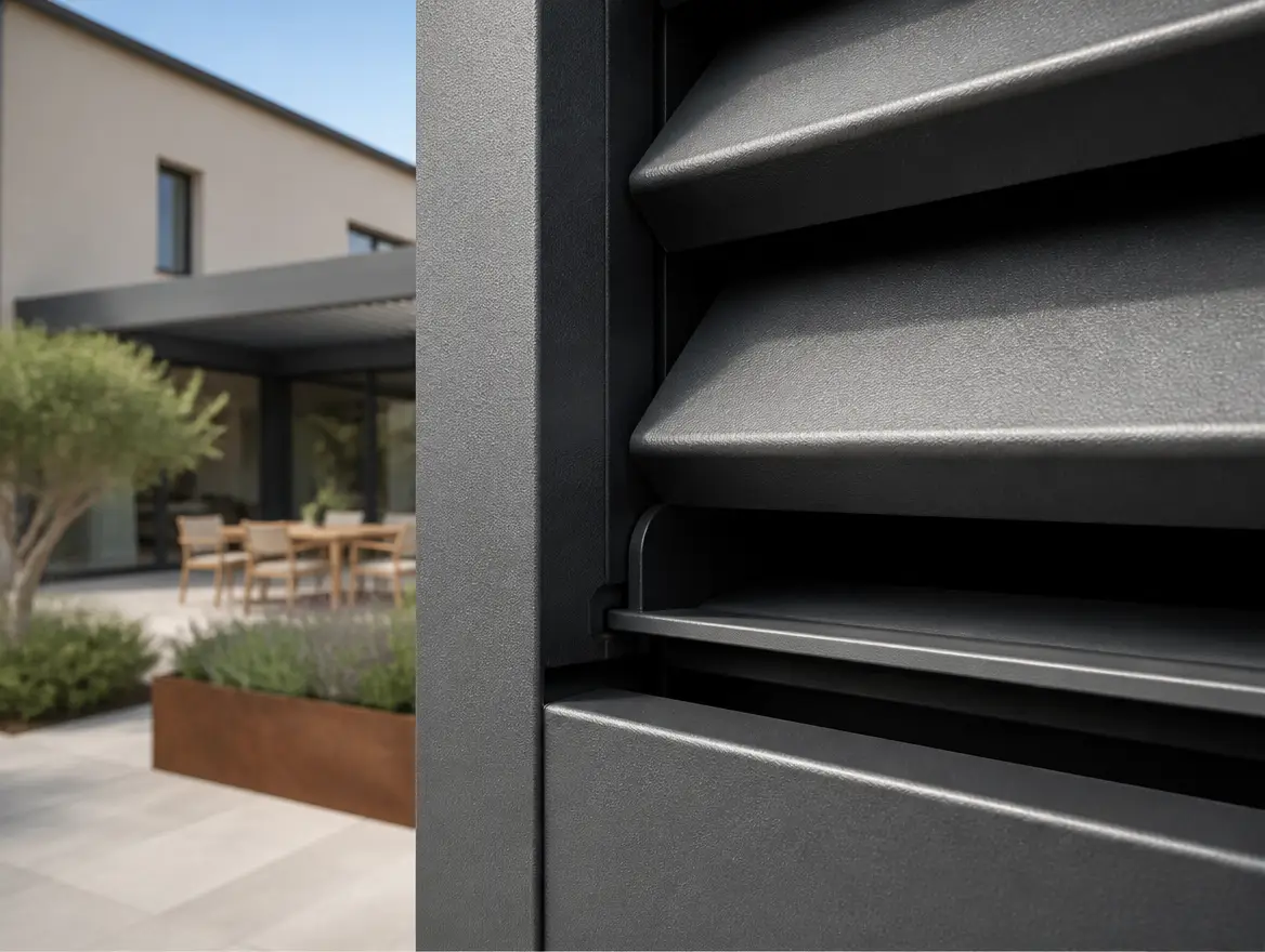 Pergolas bioclimatiques, vue 4