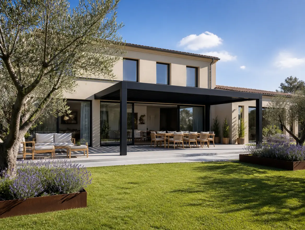 Pergolas bioclimatiques, vue 3
